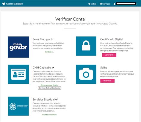 Verificação de Conta 